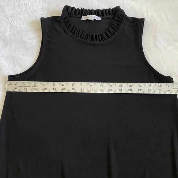 Annalee + Hope | Black Sleeveless Ruffle Dress | Size: Small - Picture 6 of 7